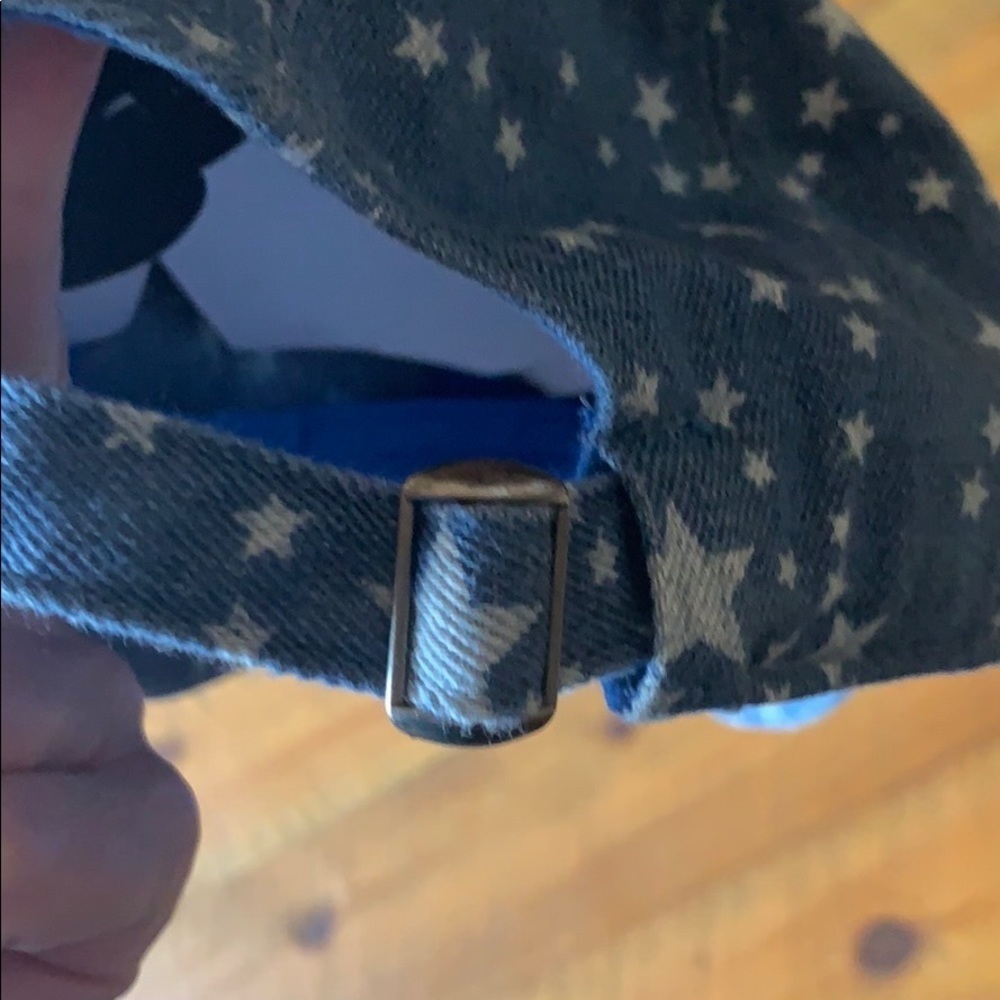David & Young blue denim cap with stars OS / One Size New - Picture 5 of 9